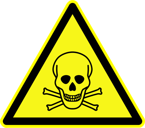 Warning toxic materials